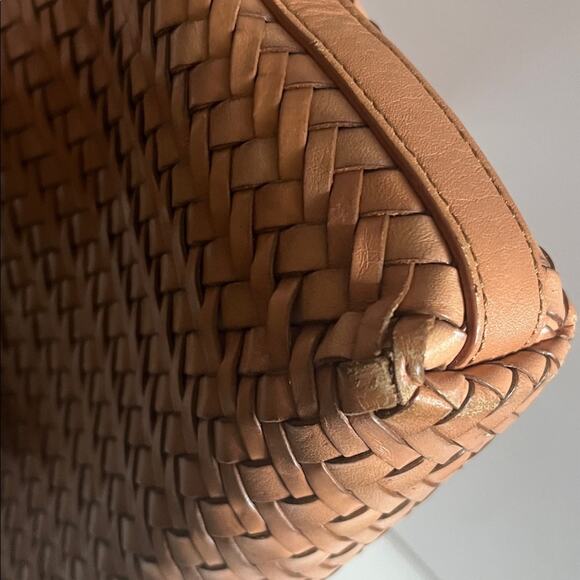 BRAHMIN Leather Woven Remy Bag, AUTHENTIC LUXURY, Brown - Picture 8 of 9